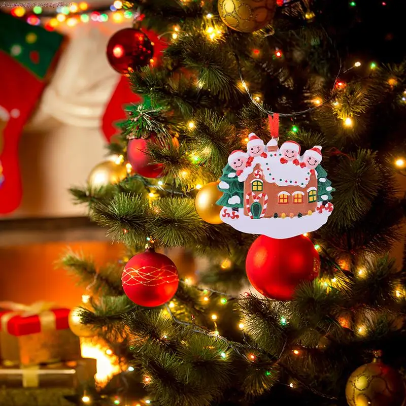 

Рождество выживает семья украшение DIY Имя благословение орнамент Рождество подвеска
