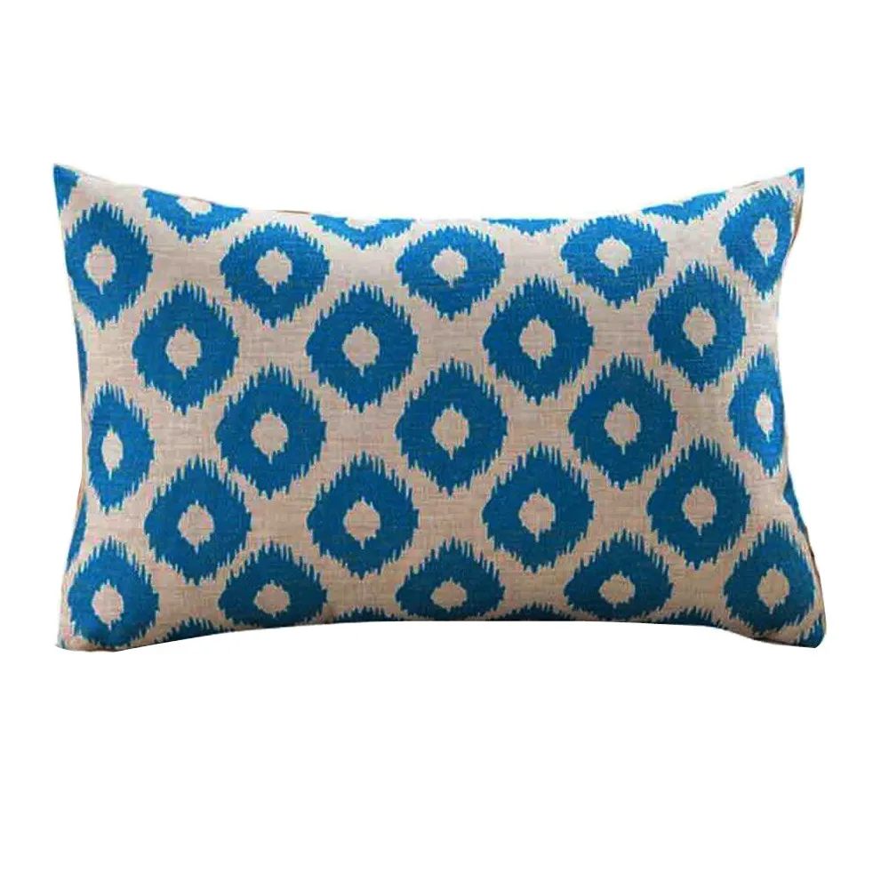 Современные Дизайнерские Наволочки чехлы на подушки простая Геометрическая