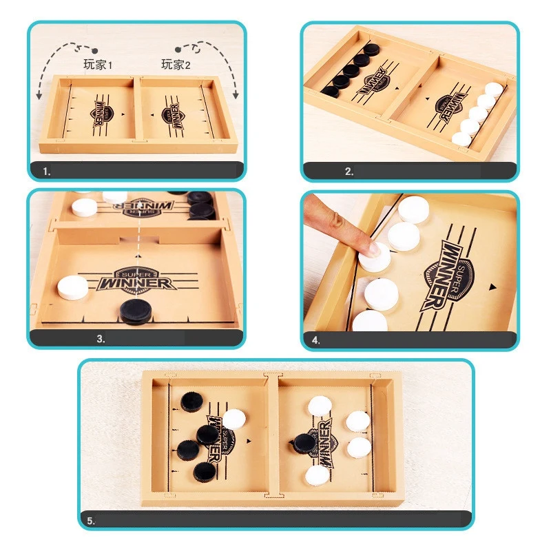 

Table Hockey Game Family Table Board Game Catapult Chess Parent-Child