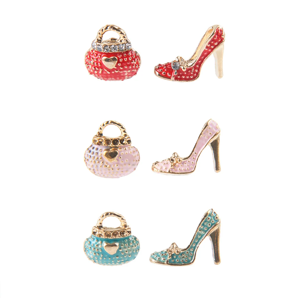 Асимметричные модные ювелирные украшения для ушей серьги гвоздики девочек туфли