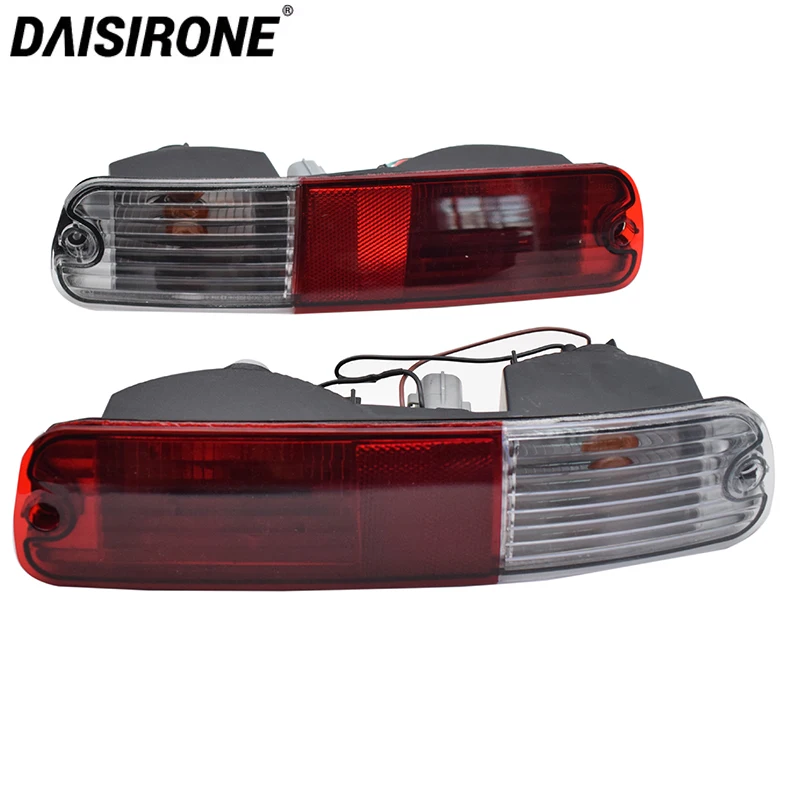 

1 Pair Car Lights Rear Bumper Reflector Fog Light Fog Lamp For MITSUBISHI PAJERO V73 Tail Light Tail Lamp With Bulbs