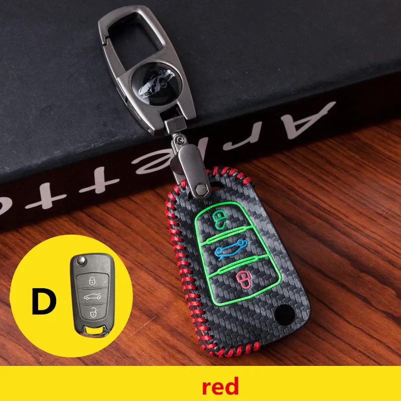 Luminous Leather car key case cover For Haval Great Wall Wingle HAVAL H5 H6 keychain accessories Car Remote Key Case | Автомобили и