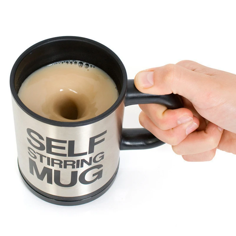 

400ml Self Stirring Mug Electric Blenders Stainless Steel Mixing Mug For Coffee