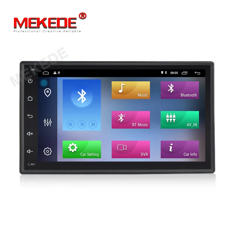 MEKEDE Android9.1 2 + 32G четырехъядерный 7 ''HD экран автомобильный dvd для 2Din