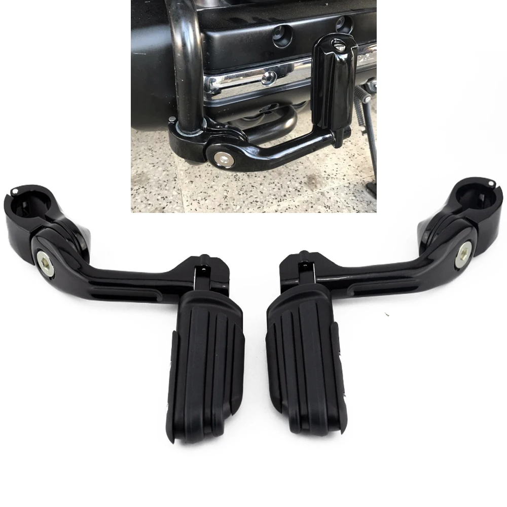Регулируемые шоссе для мотоциклов колышки защиты двигателя подножки Harley Touring Road