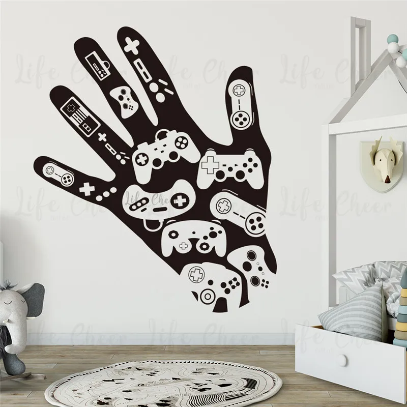 Игры ручное виниловое панно видео игра украшение игровой комнаты игры