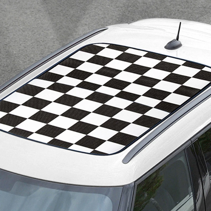 Автомобильный Стайлинг наклейки на люк крыши мансардное окно в полоску декор для