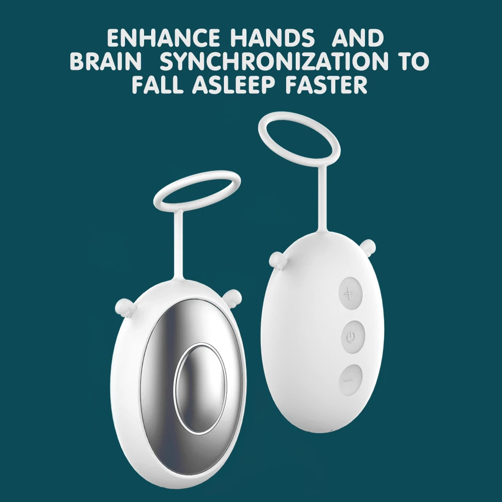 

Sleep Aid Device USB Rechargeable Hand Held Insomnia Microcurrent Sleep Aid Instrument Holding Stress Relief Hand Massager