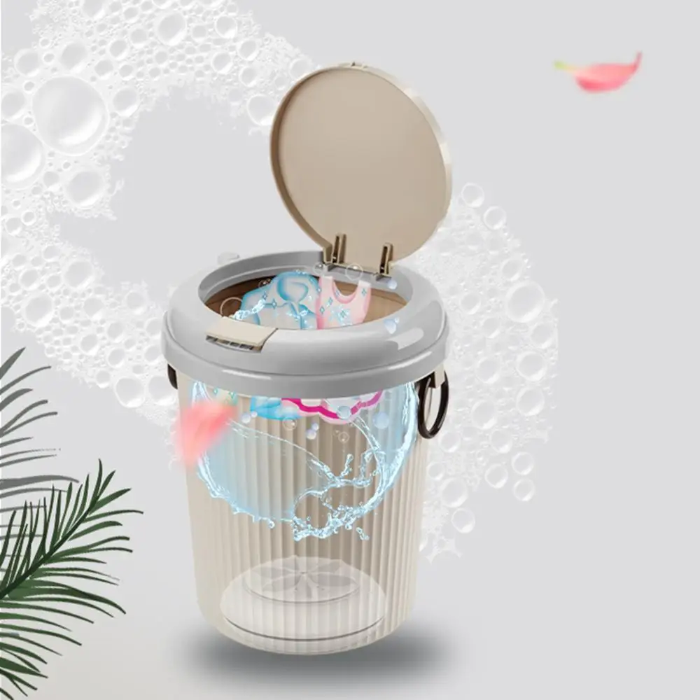 Портативная автоматическая мини-стиральная машина с USB-кабелем бытовая сухая
