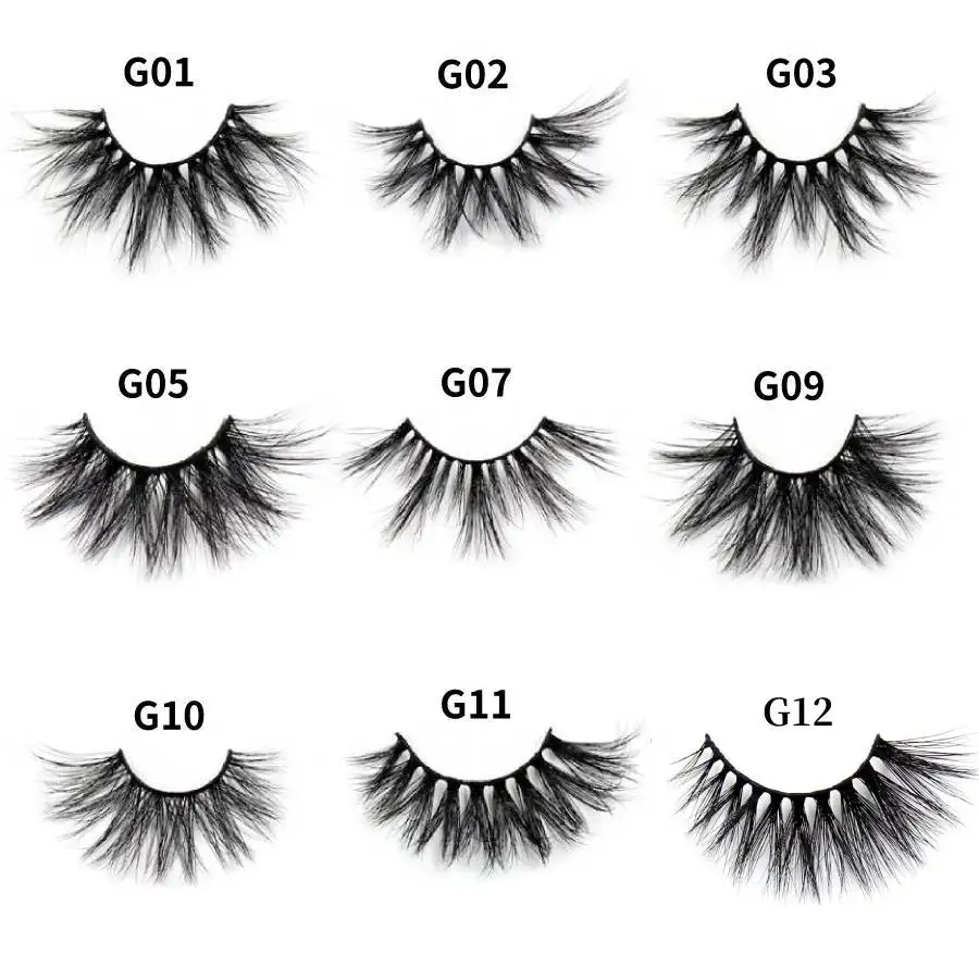 AMAOLASH 3D норковые ресницы большой объем 25 мм густые натуральные накладные легкие