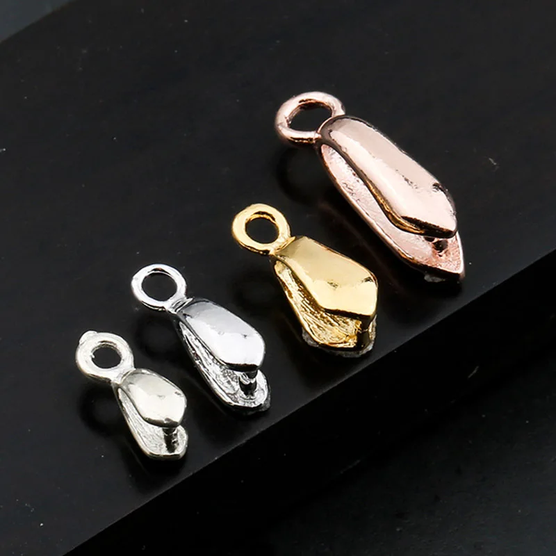 Ожерелье из стерлингового серебра 925 пробы подвеска зажим застежки 8 мм 9 10 14