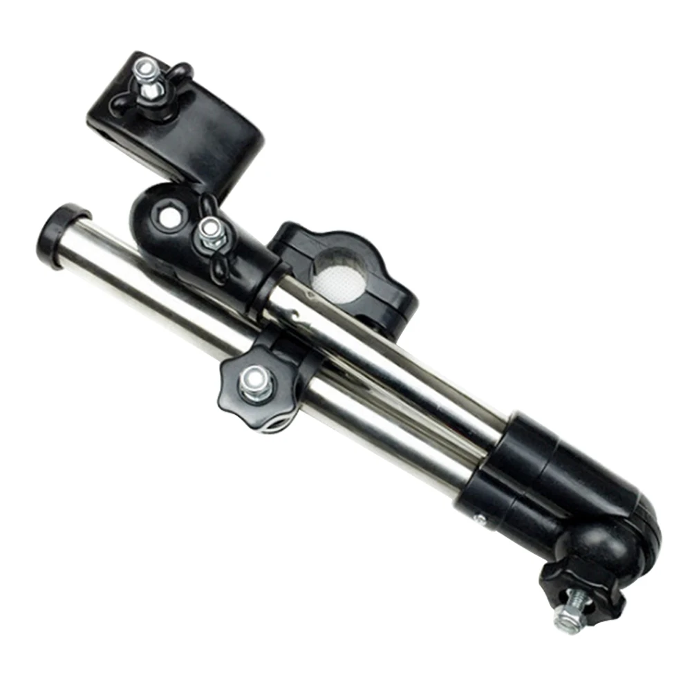 

Stainless Steel Angle Adjustable Anti Slip Umbrella Stand Electric Bicycle Rainy Day Summer Wheel Chair For Bike Outdoor