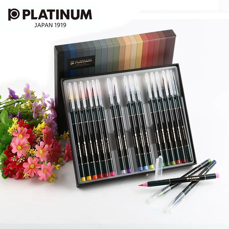

PLATINUM CF-88 COLOR BRUSH SOFT PEN DRAWING COMIC CALLIGRAPHY PEN FILL COLOR COLOR WATERCOLOR PEN