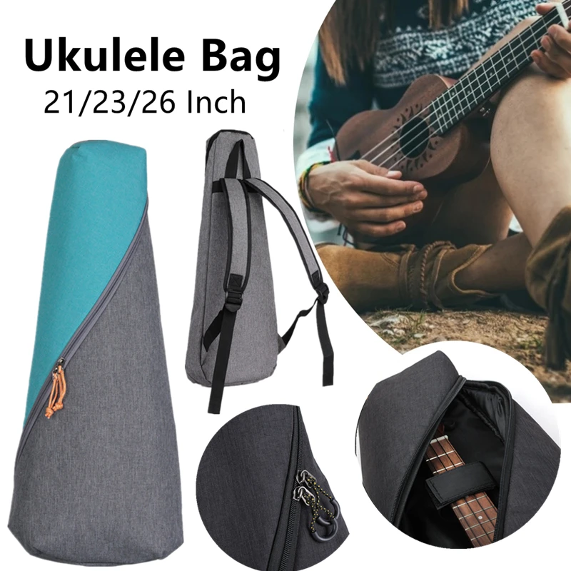 

1Pc 21/23/26Inch Portable Bohemian Ukulele Dustproof Storage Bag Double Shoulder Backpack