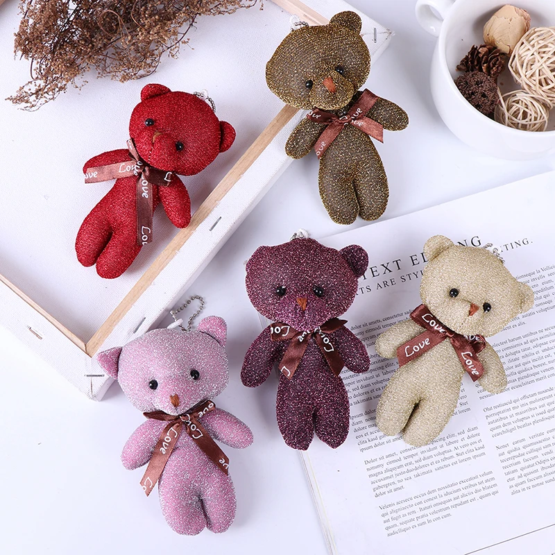 12 см милый мультяшный Мишка плюшевые игрушки с животными для малышей мягкие