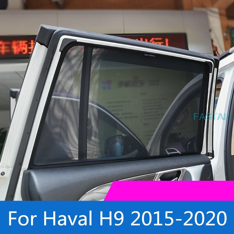 Солнцезащитный козырек для автомобильных окон Haval H9 2015-2020 скрытый магнит