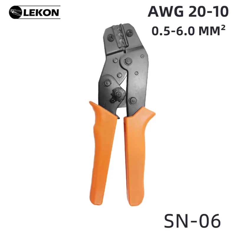 

SN-06 Wire Crimping Plier For 0.5-4mm2 Terminals Crimper Tools Hand Tools AWG20-10 Electrical Clamp Multifunctional Tools