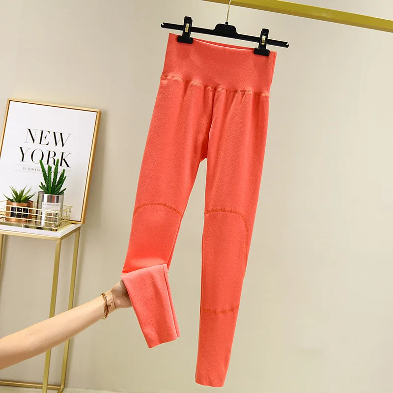 Зимнее женское термобелье размера плюс с эластичным поясом двустороннее