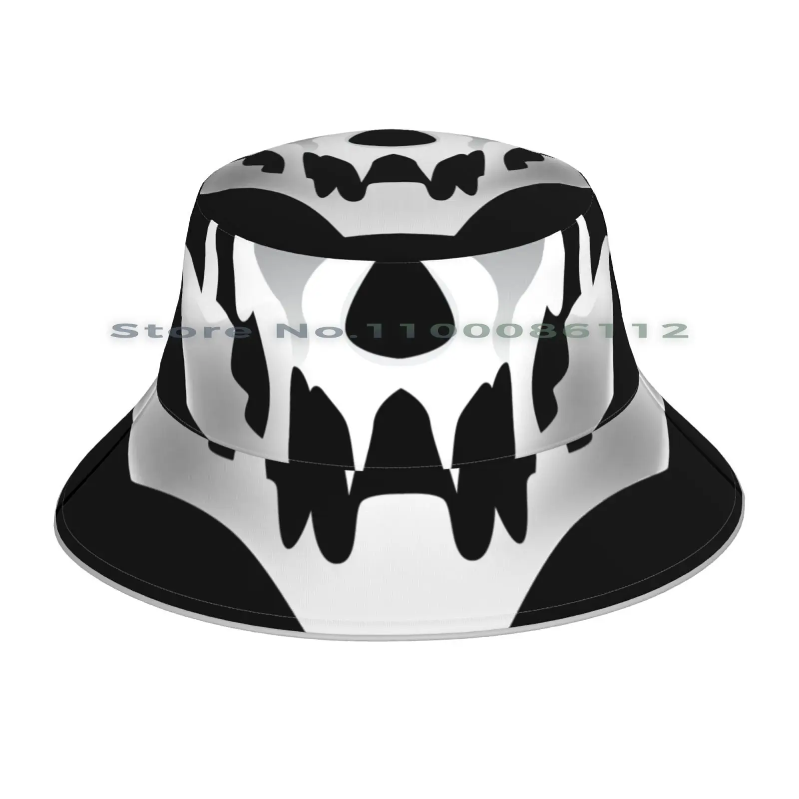 Плавная векторная Панама Undertale Gaster Blaster Солнцезащитная шапка Sans Deltarune белая