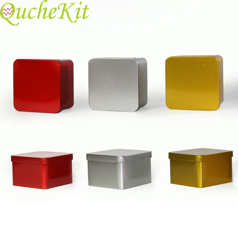 

Mini Metal Storage Box Square Iron Tin Boxes Candy Chocolate Gift Boxes Tea Cans Soap Small Things Sundries Packaing Box