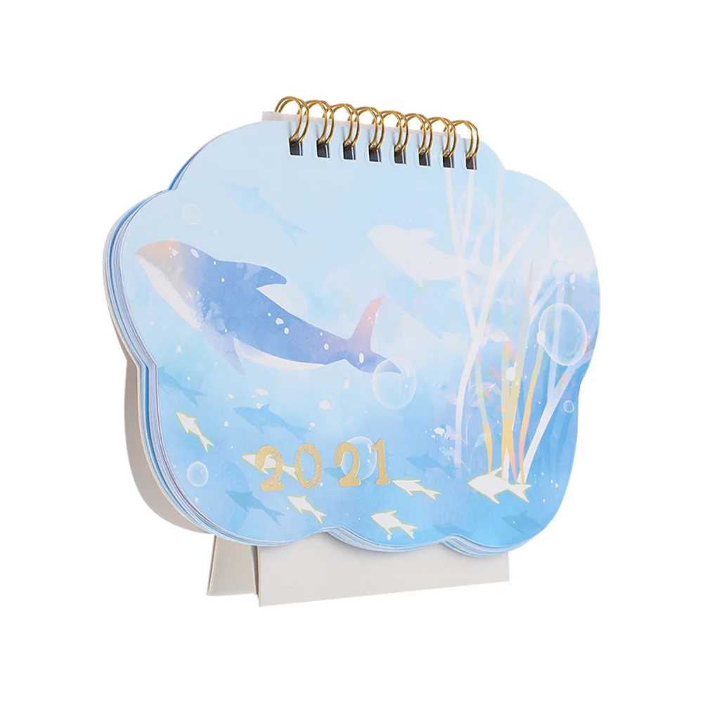 

1 шт. настольный календарь, стоячий переворачивающийся календарь 2021, офисные календари