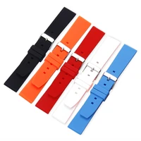 16 18 20 22 24 26 28mm watchbands accessories silicone rubber watch band strap black watches bracelet belt for sports watch