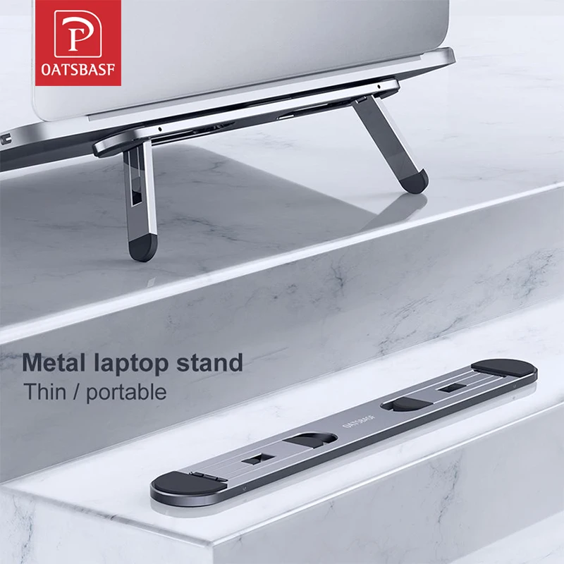 Oatsbasf подставка для ноутбука suporte аксессуары для планшета macbook pro подставка мини складной портативный держатель для ноутбука охлаждающая подставка - изображение