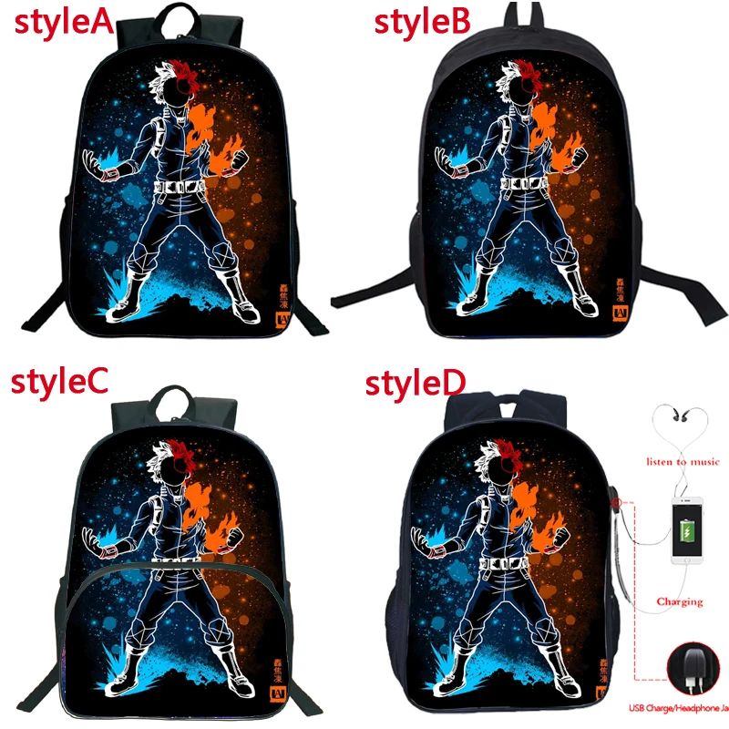 

Рюкзак для мальчиков и девочек My Hero академия, 4 вида, школьный ранец, студенческий портфель, детский Многофункциональный школьный рюкзак, до...