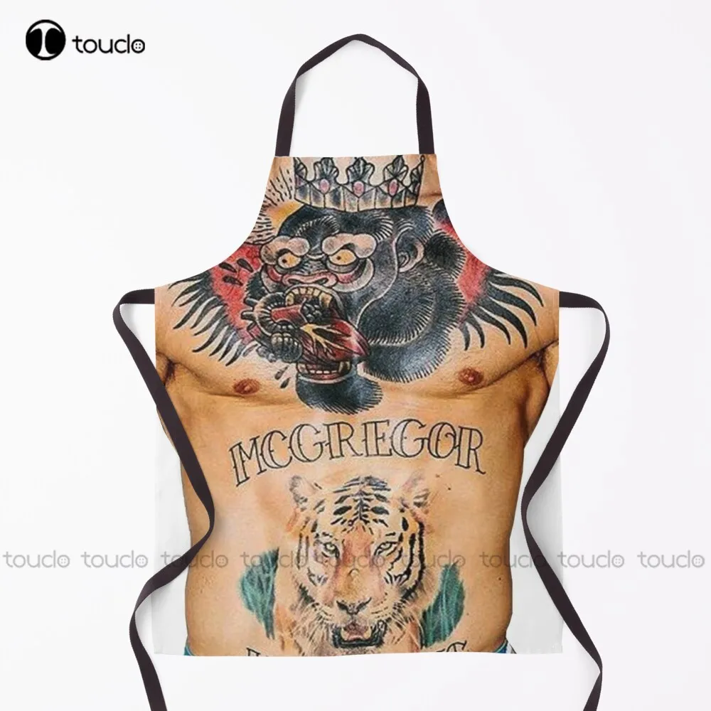 

Конор Макгрегор Mma гриль для мужчин, мужской фартук для барбекю на день рождения, гриль для мастеров-пирожных, фартук, платье унисекс для взрослых
