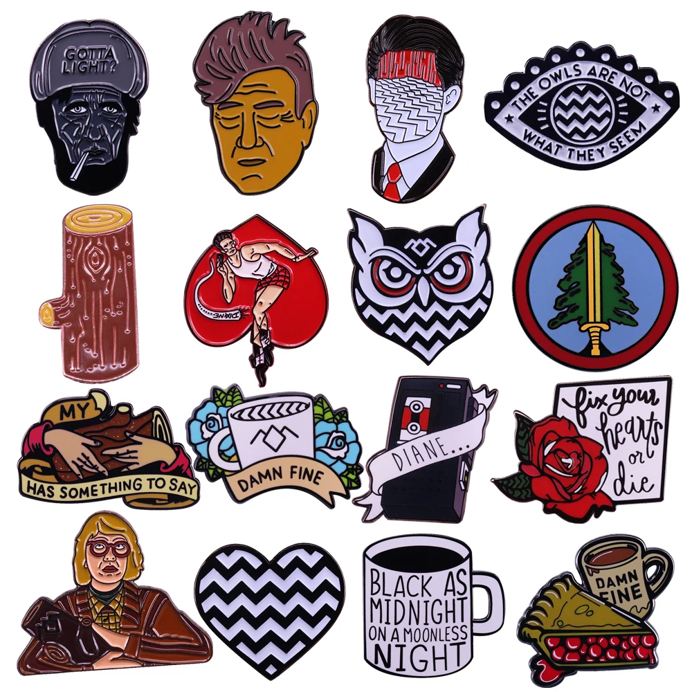 Брошь в виде совы из фильма Давид Линч | Украшения и аксессуары