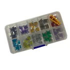 Предохранители автомобильные, 2 А, 3 А, 5 А, 7,5 А, 10 А, 15 А, 20 А, 25 А, 30 А, 35 А, 50 шт.кор.