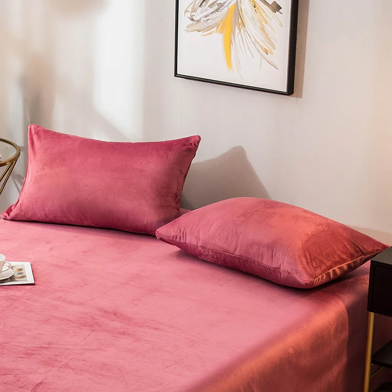 

Мягкий Кристальный Бархатный Чехол для подушки высокого качества наволочка для дома отеля 48*74 см однотонный чехол для подушки