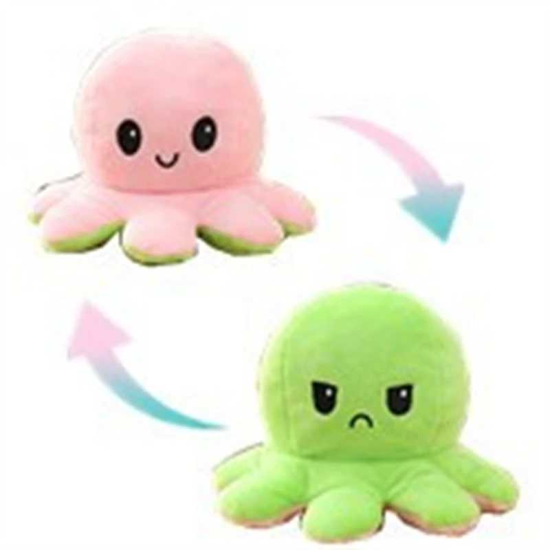 

Новейший охотничий лосьминог plushie, 25 дюймов, реверсиб, цвета, игрушка для настроения, двусторонний подарок, статуэтки для реверсива