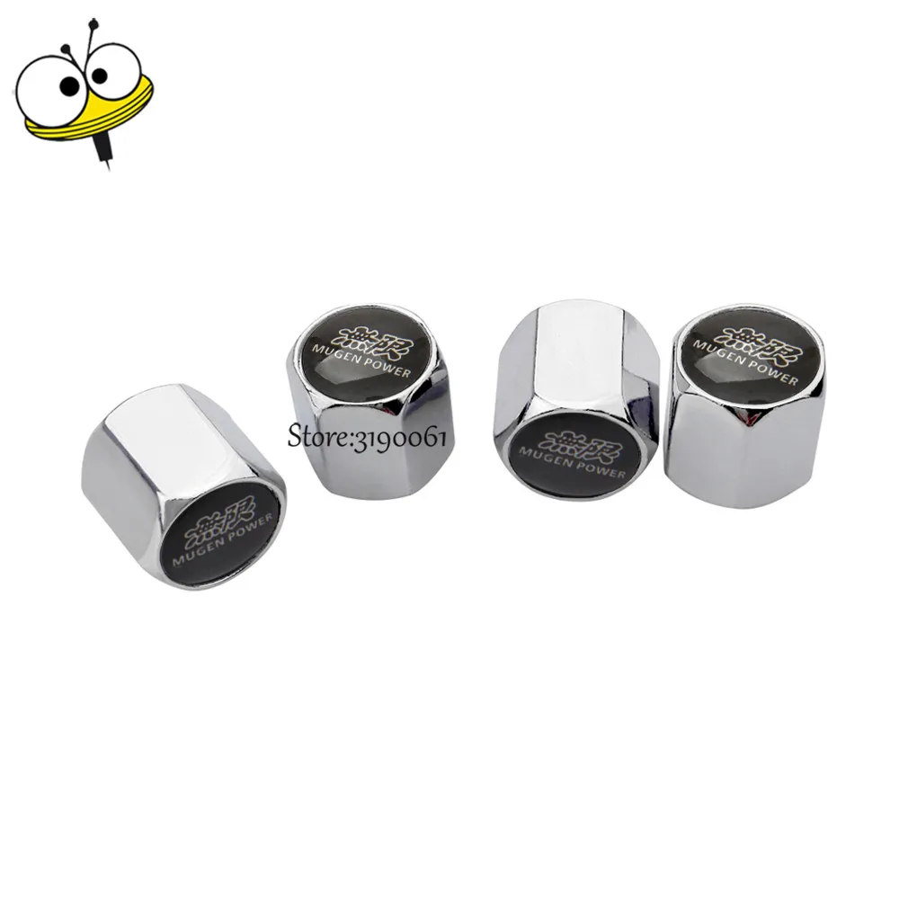 Колпачок клапана колеса для стайлинга автомобиля колпачок шины логотипа Mugen Honda