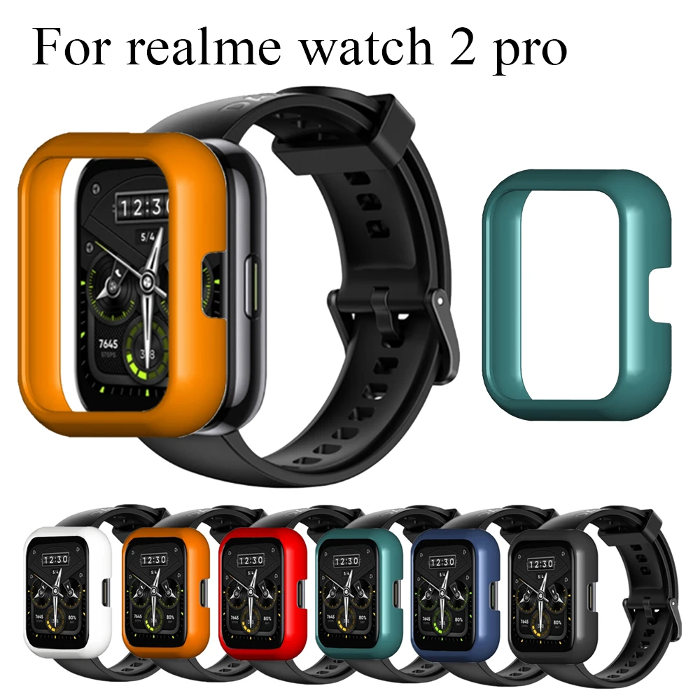 

Чехол-бампер для Realme Watch 2 Pro, пластиковый, ультратонкий