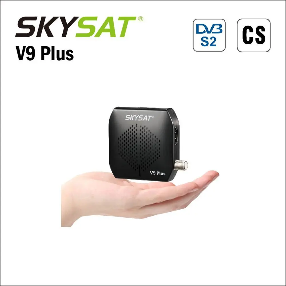 SKYSAT V9 Plus супер мини DVB-S2 приемник Поддержка гладкой CCCamd Newcamd powervu Biss WiFi 3g Youtube USB PVR CS телеприставка