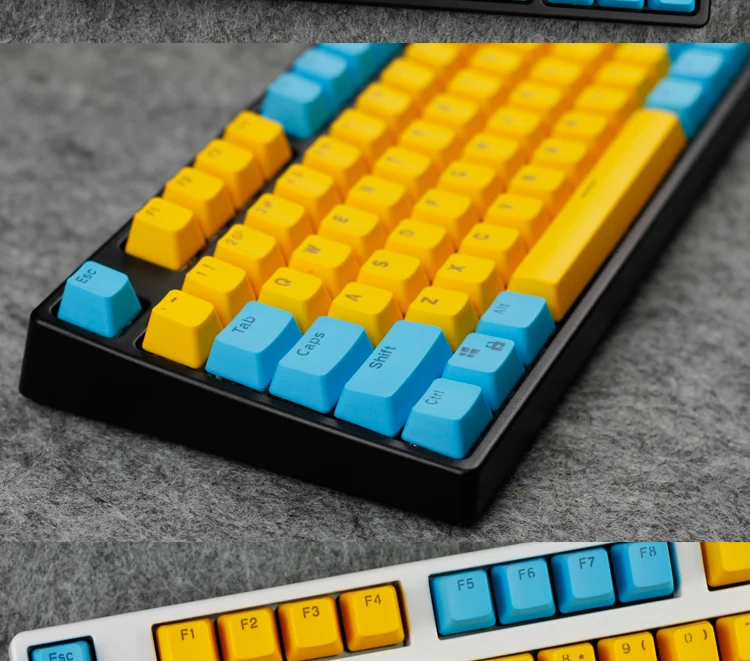 1 комплект ANSI 104 87 Механическая клавиатура PBT с подсветкой ключ колпачок для MX переключатели полупрозрачный ключ крышка s Для EVA Sunshine Dolch queen