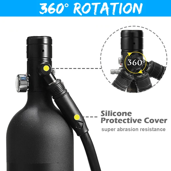 Баллон для подводного плавания с аквалангом 1 л | Спорт и развлечения