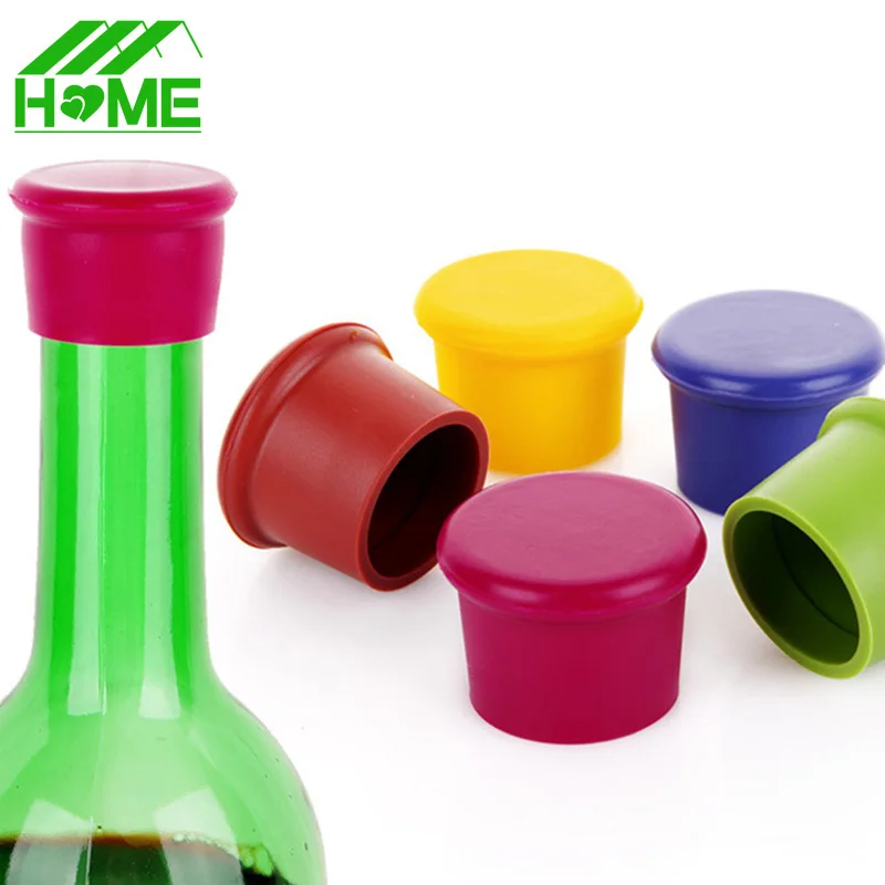 Силиконовые бокалы для вина вакуумная пробка подарок шампанского новинка