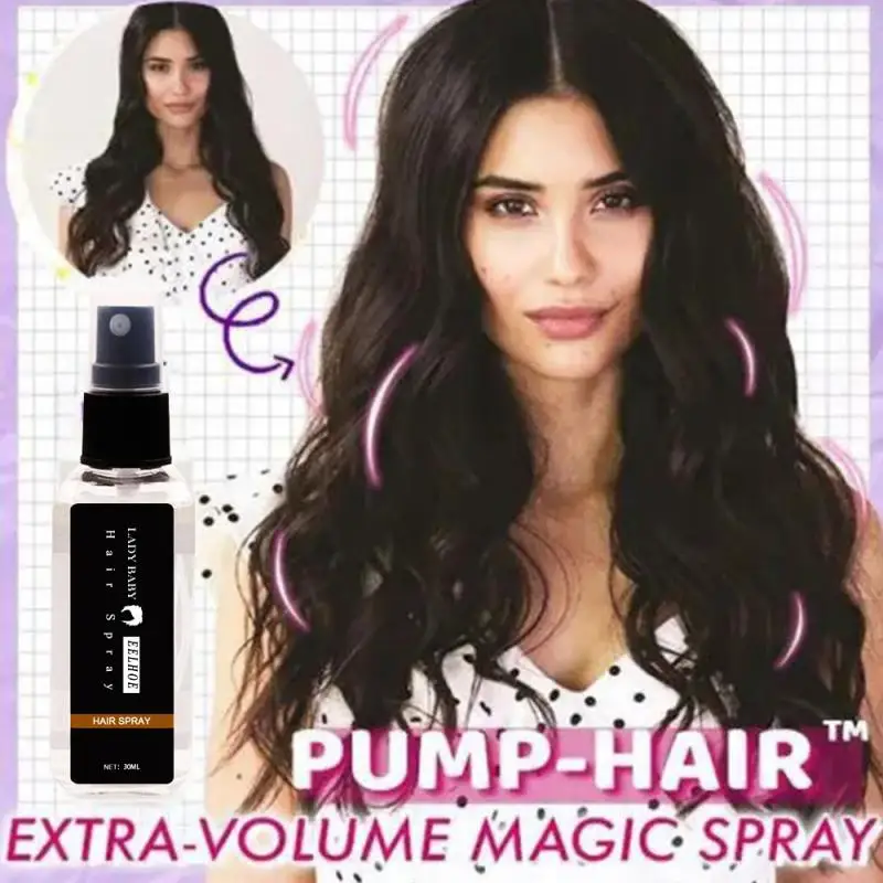 PUMP-HAIR Lazy Hair Styling Spray Disposable Quick Styling Contains Dense Hair Fibers Spray 30ml Daily Use Hair Spray TSLM1  - buy with discount
