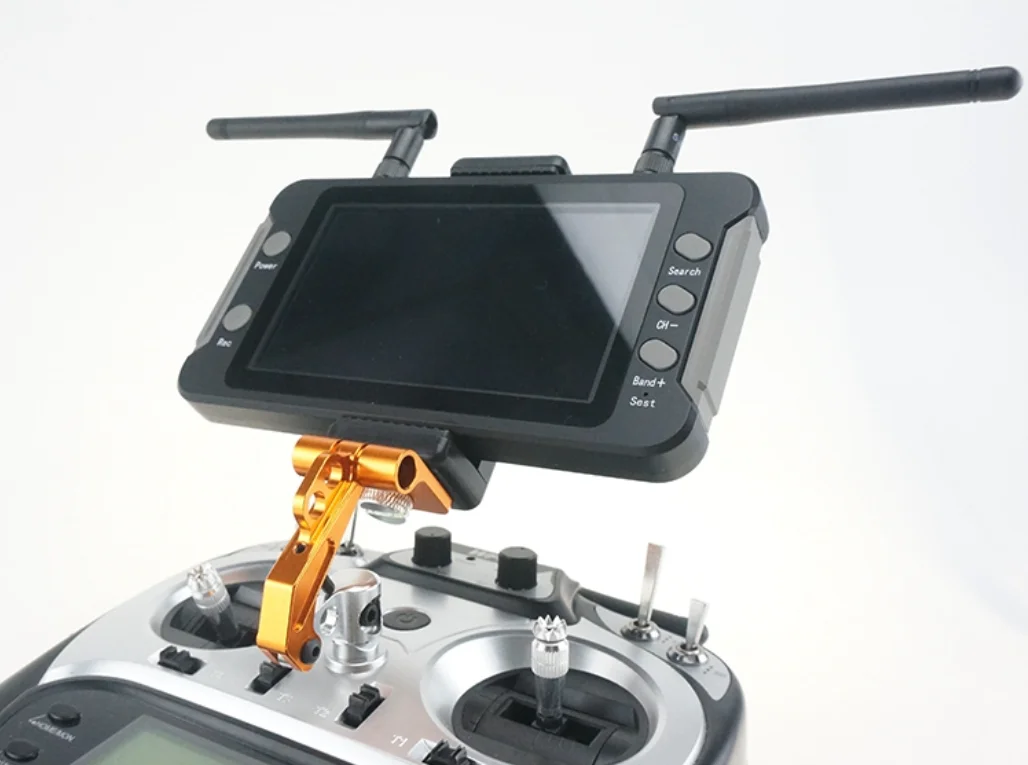 4,3 pulgadas LCD Pantalla 16:9 5,8G FPV Monitor con DVR 40CH NTSC/PAL/b&uacute;squeda autom&aacute;tica de grabaci&oacute;n de v&iacute;deo para multic&oacute;ptero con radio control FPV Drone parte-4