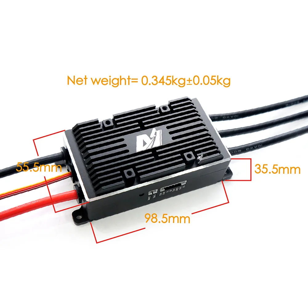 Maytech V2 200A SuperESC на основе V75 ESC 6374 6355 170/190KV бесщеточный моторный гребень для