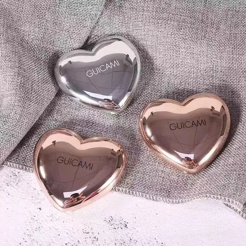 3D в форме сердца Хайлайтер для макияжа Палитра осветитель тела мерцающий