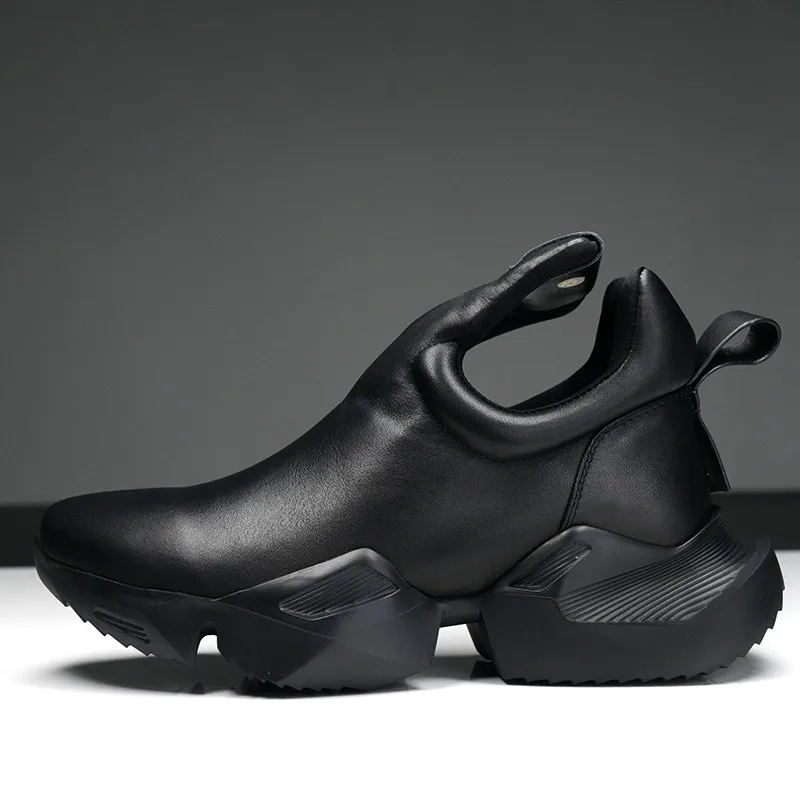 Мужские повседневные кроссовки из обувь для активных движений натуральной кожи