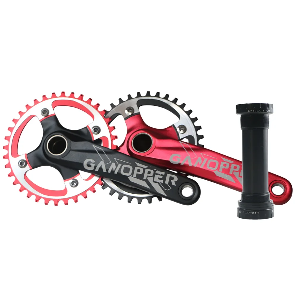 175 мм Fatbike Fat bike crank набор 100 мм BB 104BCD коленчатая цепь 30T 32T 36T 38T 40T 42T 104 мм BCD односкоростная цепь