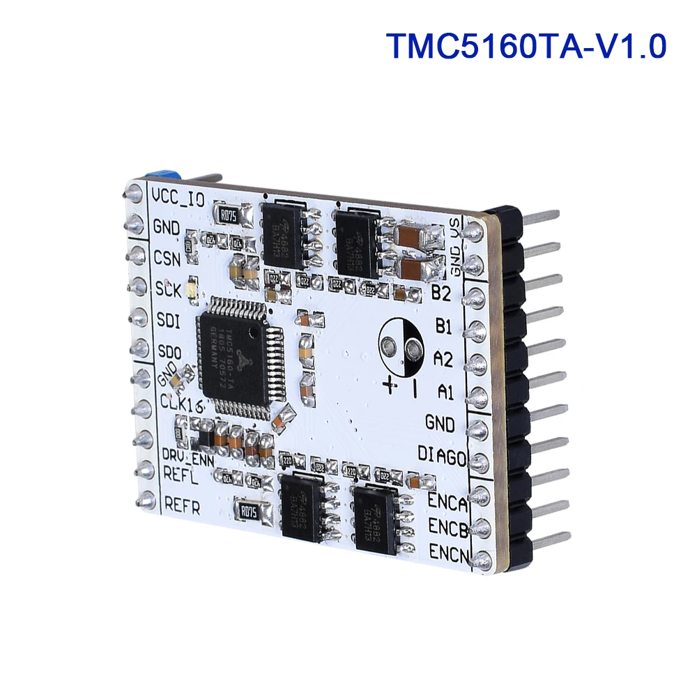 BIGTREETECH TMC5160TA-V1.0 Драйвер шагового двигателя Супер Бесшумный TMC5160-BOB высокой мощности бесшумный Ультра для 3d принтера доска МКС панель