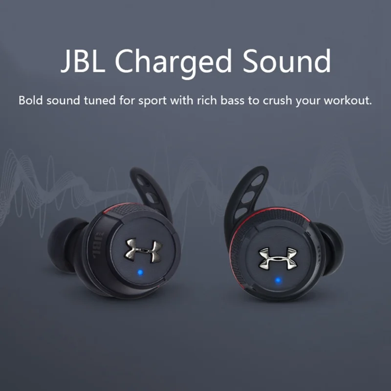 JBL Under Armour Project Rock True Wireless Bluetooth Earphone Sports Earbuds Deep Bass Headphones Headset with Charging Case |