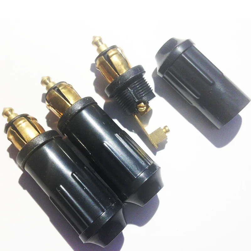 Адаптер для автомобильного прикуривателя черный адаптер Din 12 В 24 европейская