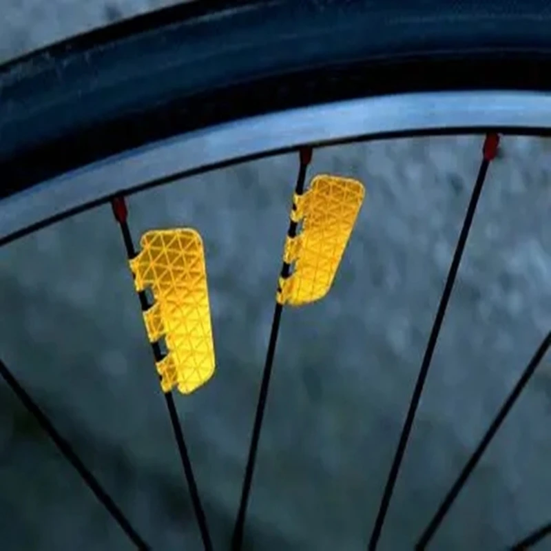 

Luminous Stickers,8Pcs Bicycle Wheel Spoke Reflector Bicycle Wheel Spoke Reflector for Bike Cycling Accessories,White