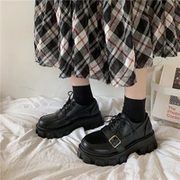 british style leather shoes female 2021 new spring ins retro student korean style versatile summer ulzzang pumps women shoes